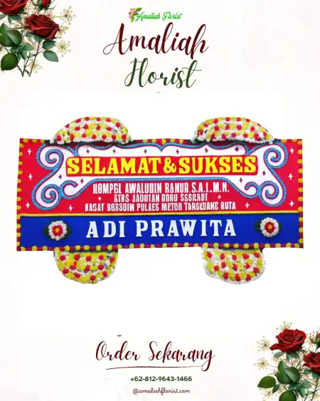 Papan Bunga Ucapan Selamat Negla